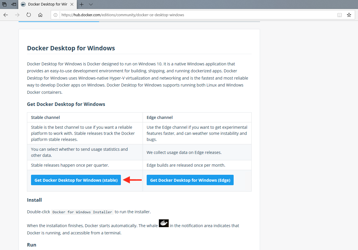 docker for windows vs linux performance